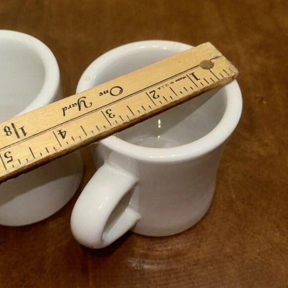 Set Of 3 ITI White Ceramic Coffee Mugs - Picture 6 of 8